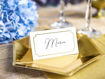 Picture of PLACE CARD WITH GOLD FRAME 9.5 x 5.5CM - 10 PACK